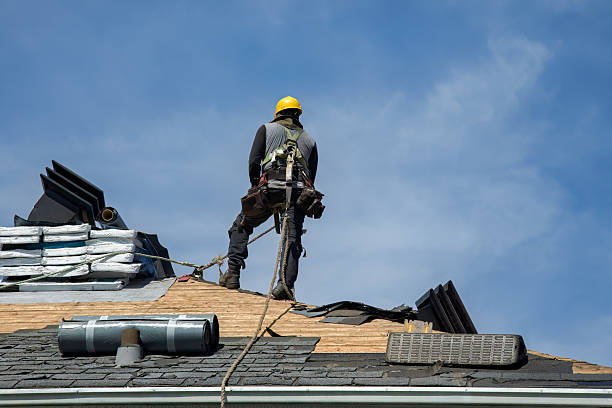 Professional Roof Replacement technician working in Lebanon, CT